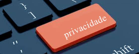 privacidade em xeque teclado